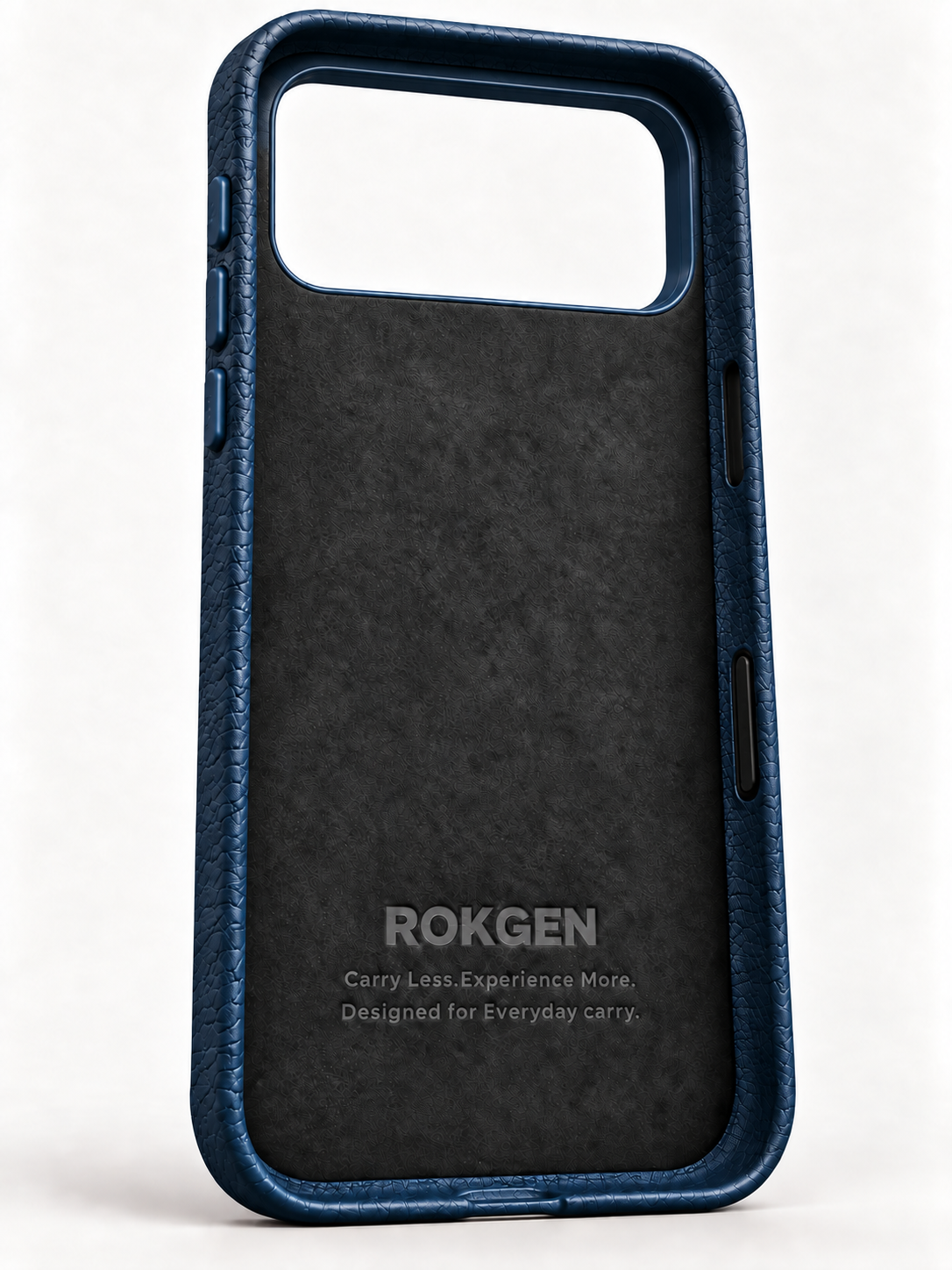 ROKGEN One MagSafe Leather Case - Blue